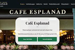 Verkkosivu-uudistus ja WooCommerce-verkkokauppa Café Esplanadille
