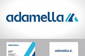 Adamella logo suunnittelu / käyntikortti suunnittelu